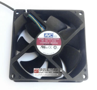 AVC DS09225R12HP049 DC 12V 0.41A Cooling Fan 4-Pin PWM temperature control fan - Image 1 of 2