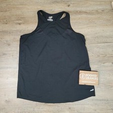 Avia Activewear Tank Top Racerback Black Solid Pullover Athleisure Sleeveless L