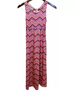 Arizona Jean Co. Girls Sleeveless Dress 60% Cotton 40% Polyester Size M 10/12 - Picture 1 of 5