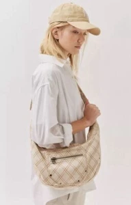 New URBAN OUTFITTERS DARCI DENIM SHOULDER BAG CREAM WHITE SLING - Picture 1 of 7
