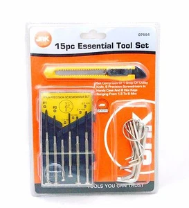15pc Essential Precision Screwdriver and LN key Tool Set - Picture 1 of 1
