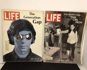 Vtg 2 Life Magazines.  “The Generation Gap” & “This Girl Tron” 1968 - Picture 1 of 11