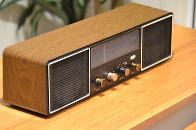 JADCO (GOLD STAR) KOREAN Vintage Radio 1975 RS-1900 RCA Inputs! Woodgrain style! - image 1 of 4