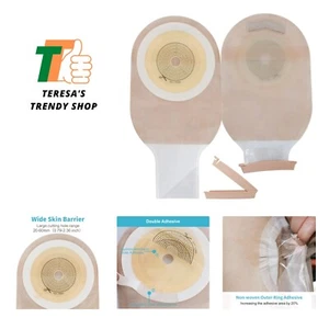 30 PCS Colostomy Bags,One Piece Drainable Pouches for Ostomy Ileostomy Stoma ... - Picture 1 of 7
