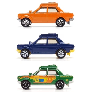 Matchbox 1:64 '70 Datsun 510 Rally - Lot of 3 (Loose) - Picture 1 of 10
