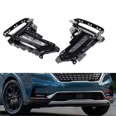 Front Bumper Daytime Running Light Fog Lamp For Kia Carnival 2022-24 - Image 1 of 4