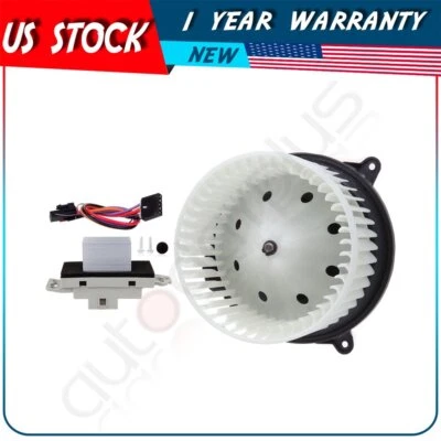 W/ATC Blower Motor and Resistor HVAC Fit For 2003 05-2006 GMC Sierra 1500 3500 - Image 1 of 4