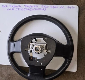 2012 Subaru Impreza Factory Steering Wheel- Cruise Control Buttons OEM Black  - Picture 1 of 6