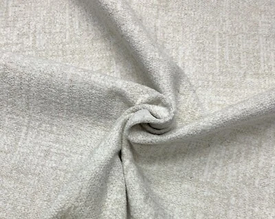 TELA DE TAPICERÍA COMO CHENILLA THEO MARFIL DISEÑOS BALARD POR YARDA 54"W Foto 1 de 4