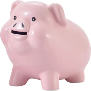 Piggy Bank for Adults Must Break to Open,Ceramic,Girls Piggy Bank for Boys,Money - Picture 1 of 9