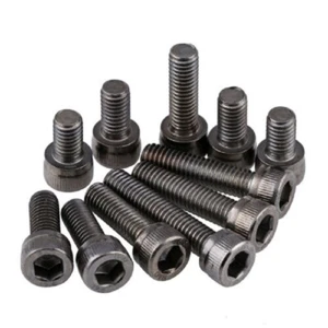 Grade 12.9 Hex Socket Cap Head Screws Black Nickel Allen Key Bolts M2 M2.5 M3 - Picture 1 of 4