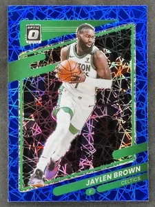2021-22 Donruss Optic JAYLEN BROWN Blue Velocity Prizm #19 Boston Celtics - Bild 1 von 2