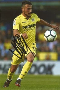 VILLARREAL: NICOLA SANSONE SIGNED 6x4 ACTION PHOTO+COA - Picture 1 of 1