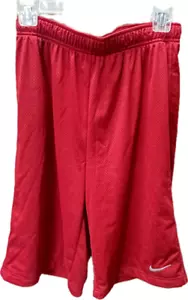 Nike boy's Size XL 18-20 Yrs Red Basketball Shorts Dey fit Mesh Pull String New - Picture 1 of 4