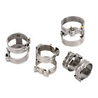 4 Pcs Air Conditioning Hose Clamps Stainless Steel Ac Pipe Joint Cinch Clamp