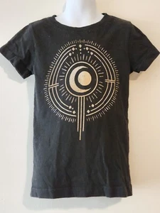 Live and Tell L.A.T. 100% cotton black T-Shirt Size XS -sun and moon design (B1) - Picture 1 of 3
