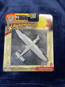 Matchbox Sky Busters Indiana Jones Ford Tri Motor Airplane With Playmat HVM62 - Picture 1 of 2