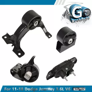 Fit For 2011-2018 Dodge Journey 3.6L V6 FWD 4PCS Engine Motor & Trans Mount Set - Picture 1 of 14