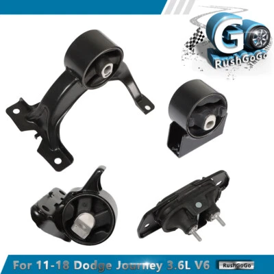 Fit For 2011-2018 Dodge Journey 3.6L V6 FWD 4PCS Engine Motor & Trans Mount Set - Image 1 of 4