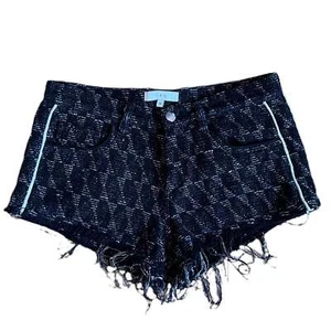 PRE-OWNED - IRO Printed Mini Shorts - Picture 1 of 5