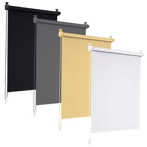 Verdunklungsrollo Klemmfix ohne Bohren Verdunkelungsrollo Seitenzugrollo Rollo - Bild 1 von 8