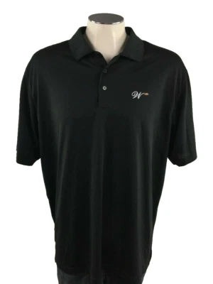 Camisa Polo Adidas Climalite XL Negra Para Hombre Golf Whitford Country Club Foto 1 de 4