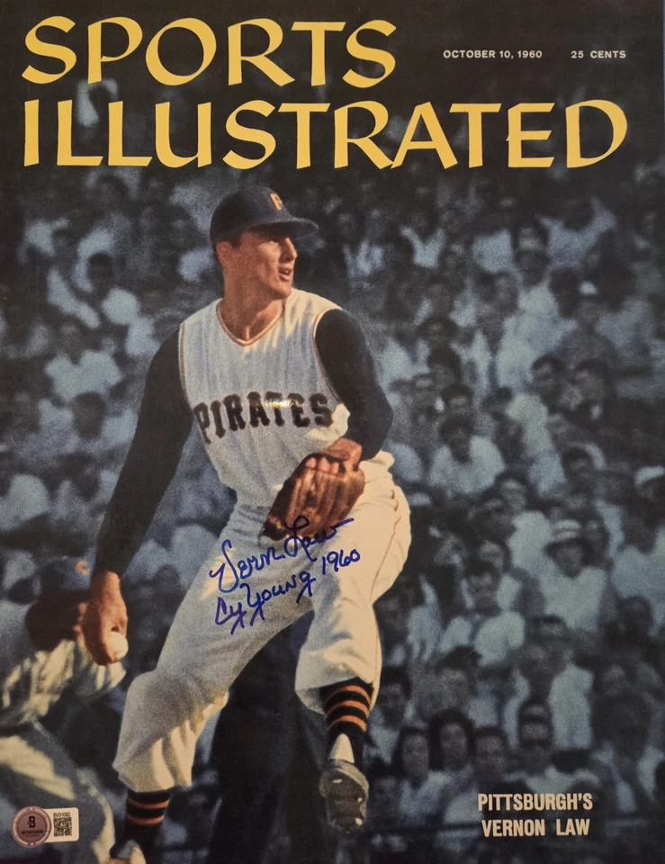 Vern Law Piratas de Pittsburgh Sports Illustrated autografiado 11x14 certificado de autenticidad INSC BAS Foto 1 de 1