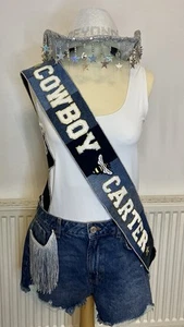 Limited Edition Custom Made Beyoncé Cowboy Carter Tour Schärpe - Bild 1 von 2