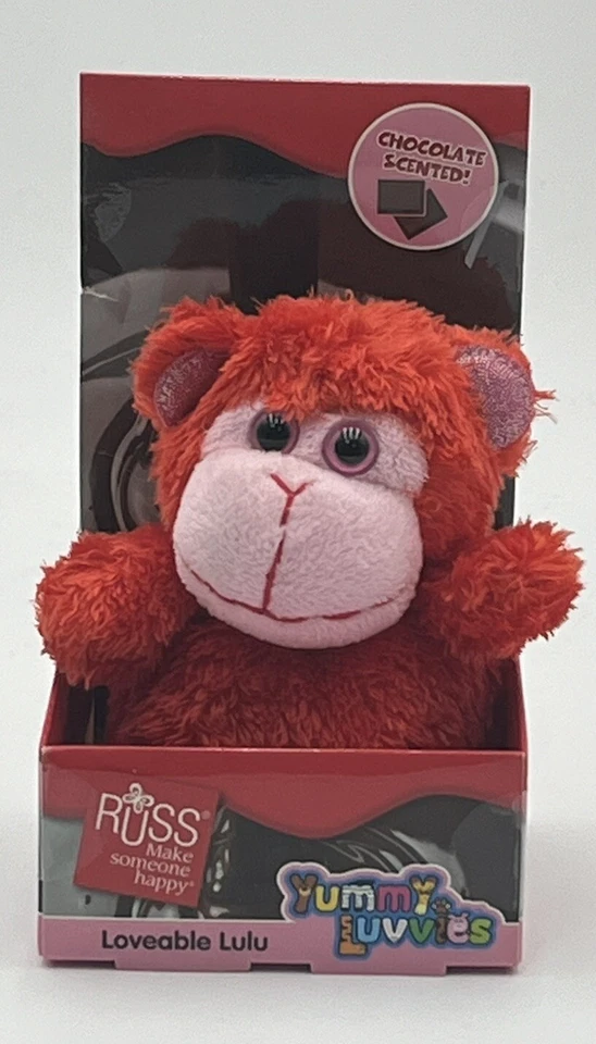 Russ Yummy Luvvies Loveable Lulu Chocolate Scented Stuffed Plush T1