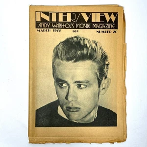 InterView: Andy Warhol's Movie Magazine, No. 20, March 1972, SCARCE, Good. - Picture 1 of 6