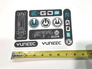 Yuneec E-Go 2 Sticker Sheet Decals - Picture 1 of 3