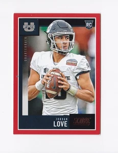 2020 Score Red #361 Jordan Love Green Bay Packers Utah State - Picture 1 of 2