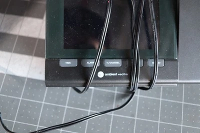 Ambient Weather Weather station monitor unit only with power cord - Image 1 of 4