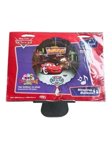MD Disney Pixar Cars SINGING Balloon 28"x28" Birthday Balloon Lightning Mater - Picture 1 of 2