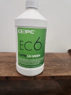 XSPC EC6 High Performance Premix PC Coolant, Translucent, 1000 mL, UV Green - Image 1 of 2