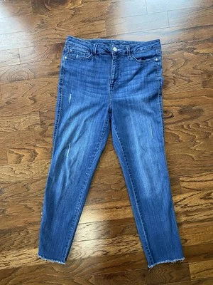 Pantalones de mezclilla Seven7 para mujer talla 12 fin de semana ajuste fácil novio cintura alta Foto 1 de 4