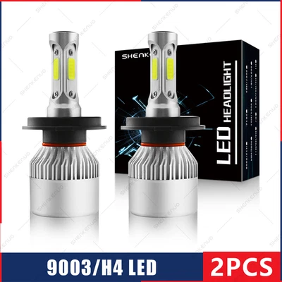 For Toyota T100 1993-1998 2x 6000K H4/9003 LED Headlight High/Low Beam Bulbs Kit - Imagem 1 de 4