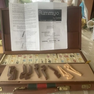 Vintage Tile Rummy Game with Deluxe Attache Case - Picture 1 of 4