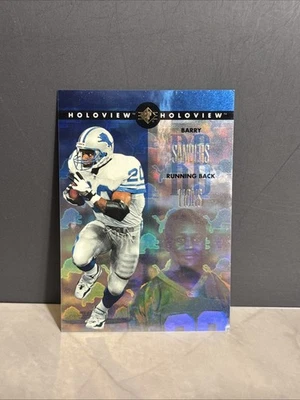 1996 SP - Holoview Barry Sanders #20 HOF Detroit Lions - Imagem 1 de 2
