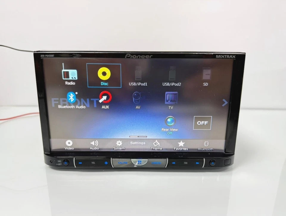 Pioneer AVH-P8450BT 7-inch Bluetooth, USB, SD card, Aux, DVD Player - Image 1 of 4