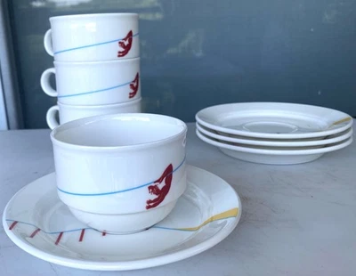 Juego de 4 tazas y platillos Villeroy & Boch CIRCO café/té, Tihany Foto 1 de 4