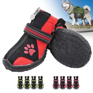 Zapatos para Perros Calientes Pavimento Botas para Perros Grandes Zapatos para Correr Impermeables Antideslizantes - Imagen 1 de 18
