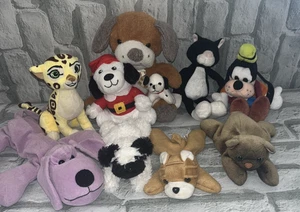 - Lot of 10 Plush Dogs, Cats & cheetah– Soft Stuffed Animals 2–8"  plush - Picture 1 of 9