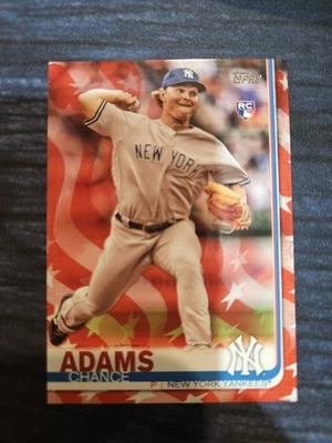 2019 Topps - Chance Adams #98 Independence Day /76 (RC) - Image 1 of 2
