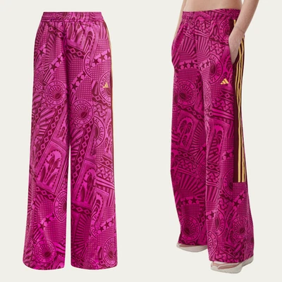 NWT Adidas x FARM RIO Wide Leg Track Pants sz Medium Flared Joggers Rare Collab - Image 1 of 4