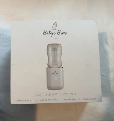 Baby’s Brew Portable Bottle Warmer White W/Cord And Extra - Image 1 of 2