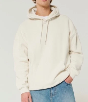 NUEVO CON ETIQUETAS HOLLISTER HOMBRE’s Sudadera con Capucha Suelta Chaqueta Sudadera | Talla L (Grande) Foto 1 de 4