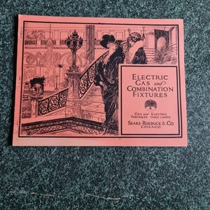 Sears Elektro- & Gasleuchten KATALOG - um 1900 ~~ Beleuchtung - Bild 1 von 9