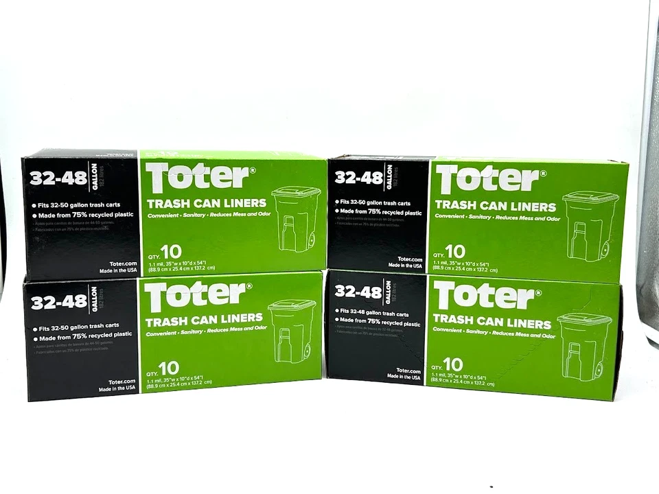 Toter Outdoor Trash Can Liner 48 Gallon