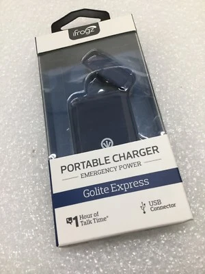 NUEVO iFrogz Golite Express 700 mAh Banco de alimentación portátil Cargador Conector USB Foto 1 de 2